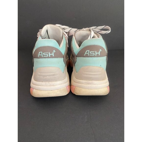 ASH Addict Women's Low Top Street Wear Chunky Dad Sneakers  White Multi 36 - Picture 3 of 8